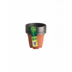 PLASTPOT 10 pots ronds Ø9cm