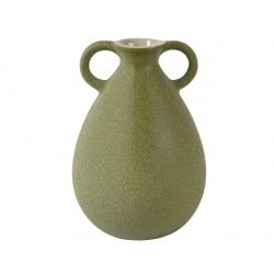 Vase 2 Anses Vert Olive En...