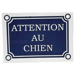 ZOLUX PLAQUE Attention au...