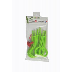 Attaches tuteur x6 vert anis