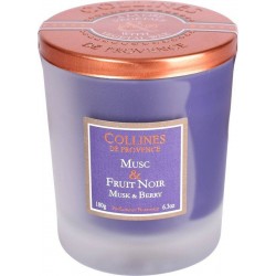 Bougie Musc/Fruit Noir...