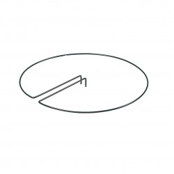 Anneau centré 40 cm