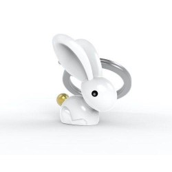Porte-Clés Lapin Blanc -...